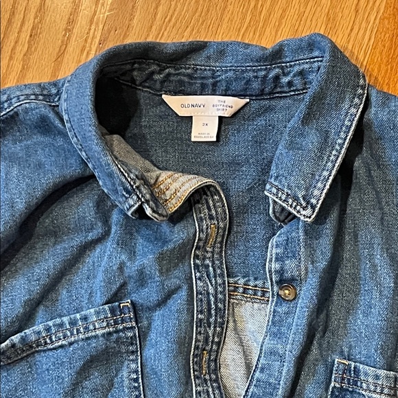 Old Navy Classic Blue Jean Jacket - Picture 2 of 2